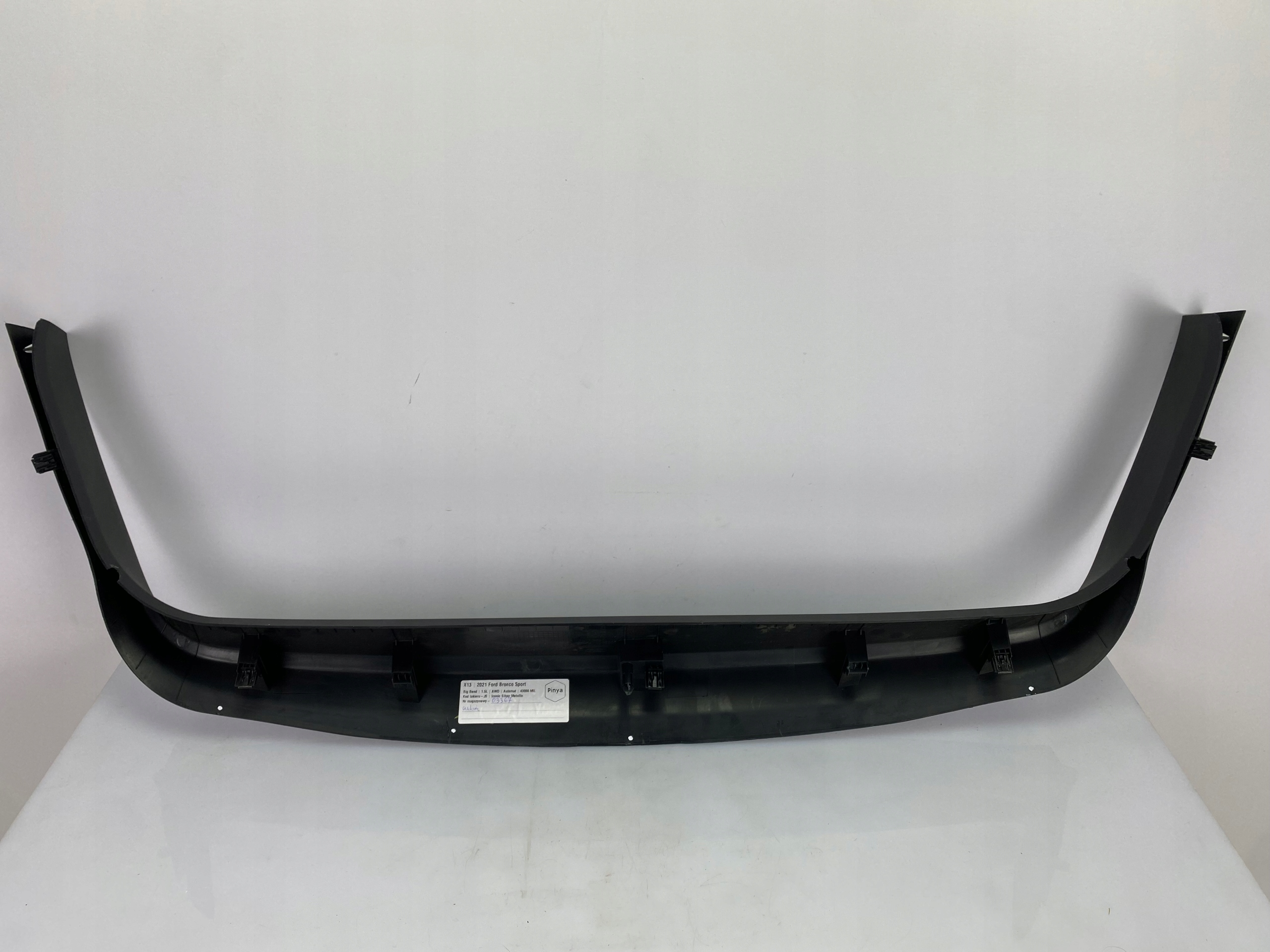 cover wykonczenie spoiler panel bonnet boot Ford Bronco Sport 2020+