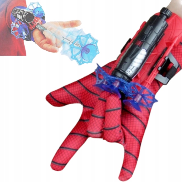 

Strzelająca Rękawica Z Wyrzutkami Spider Man