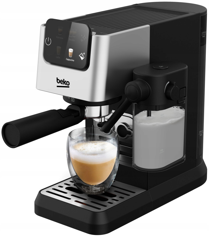 Kolbowy ekspres ciśnieniowy Beko Caffeexperto CEP5304X 1628 W czarny