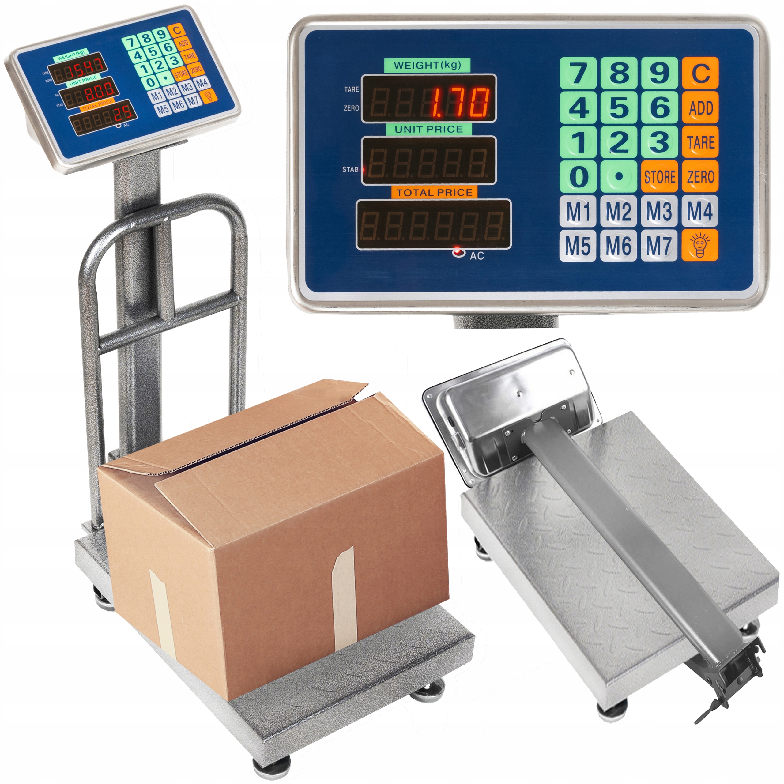 

Waga Magazynowa Sklepowa Elektroniczna LCD 150kg