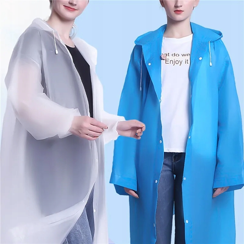 PŁASZCZ PRZECIWDESZCZOWY KIESZONKOWY PELERYNA PRZECIWDESZCZOWA PONCHO DUŻY Rozmiar uniwersalny