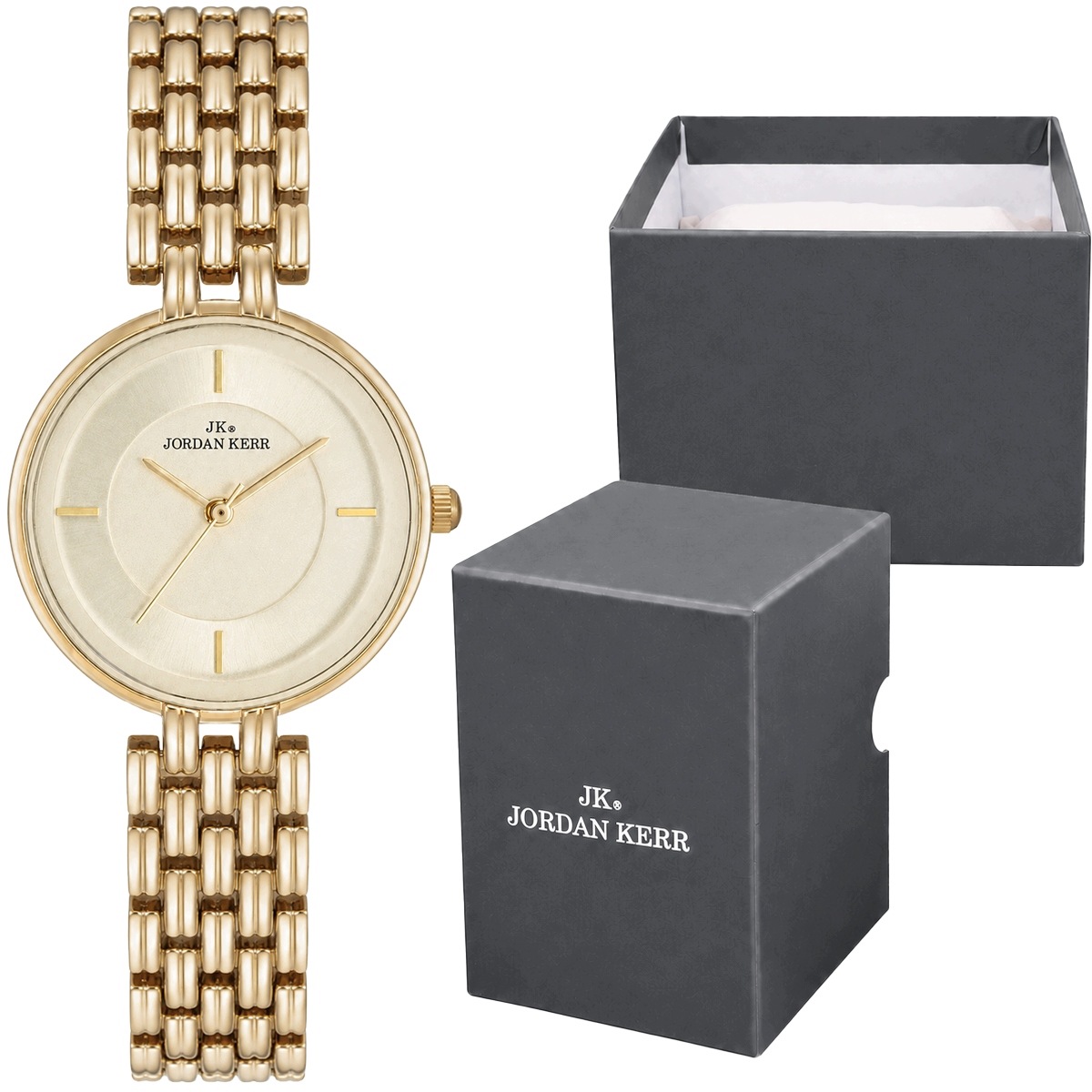 Dámské bižuterní hodinky Jordan Kerr M5002 zlaté