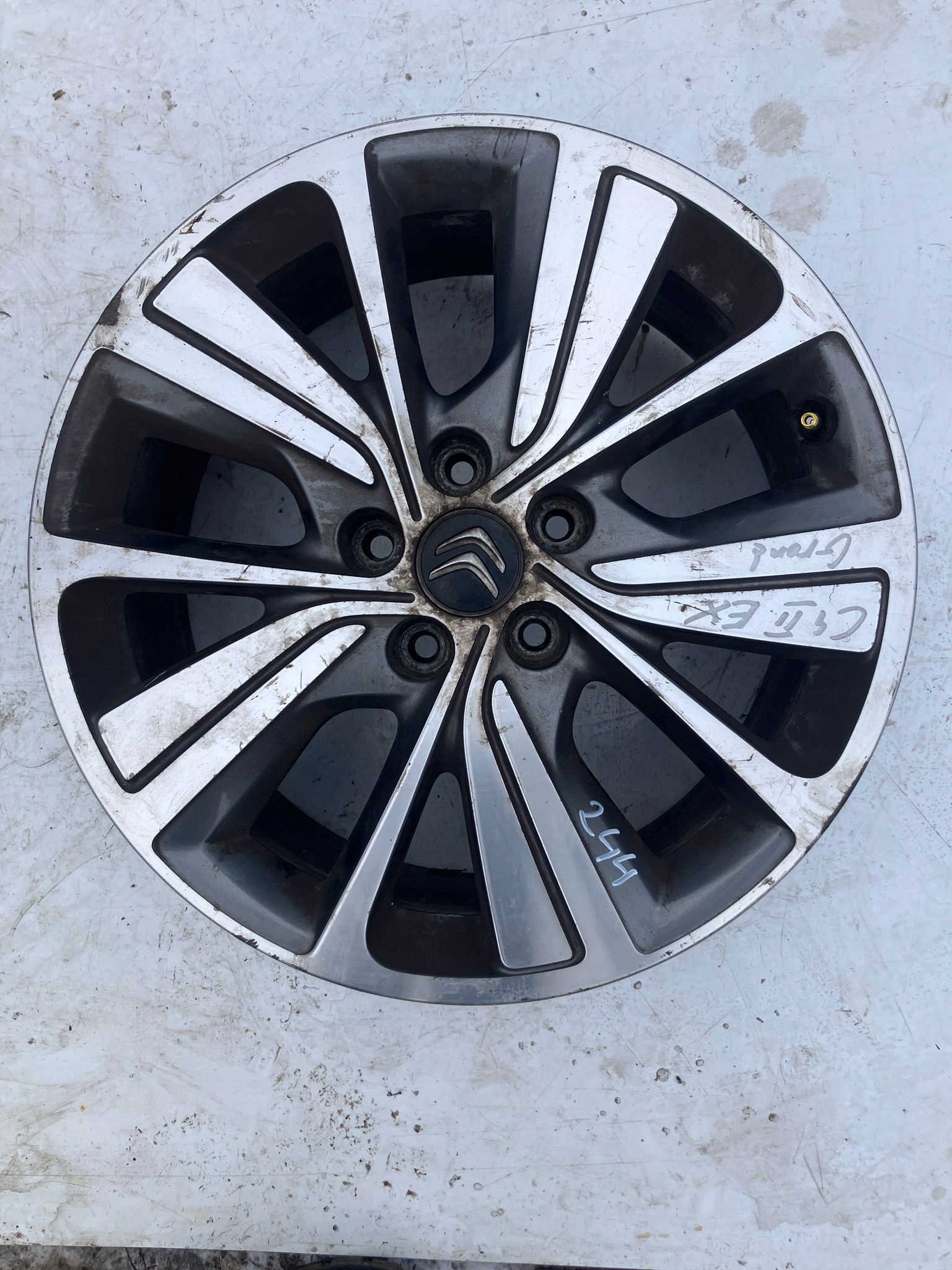 disk 17 CALI CITROEN C4 PICASSO II #244 9677090377