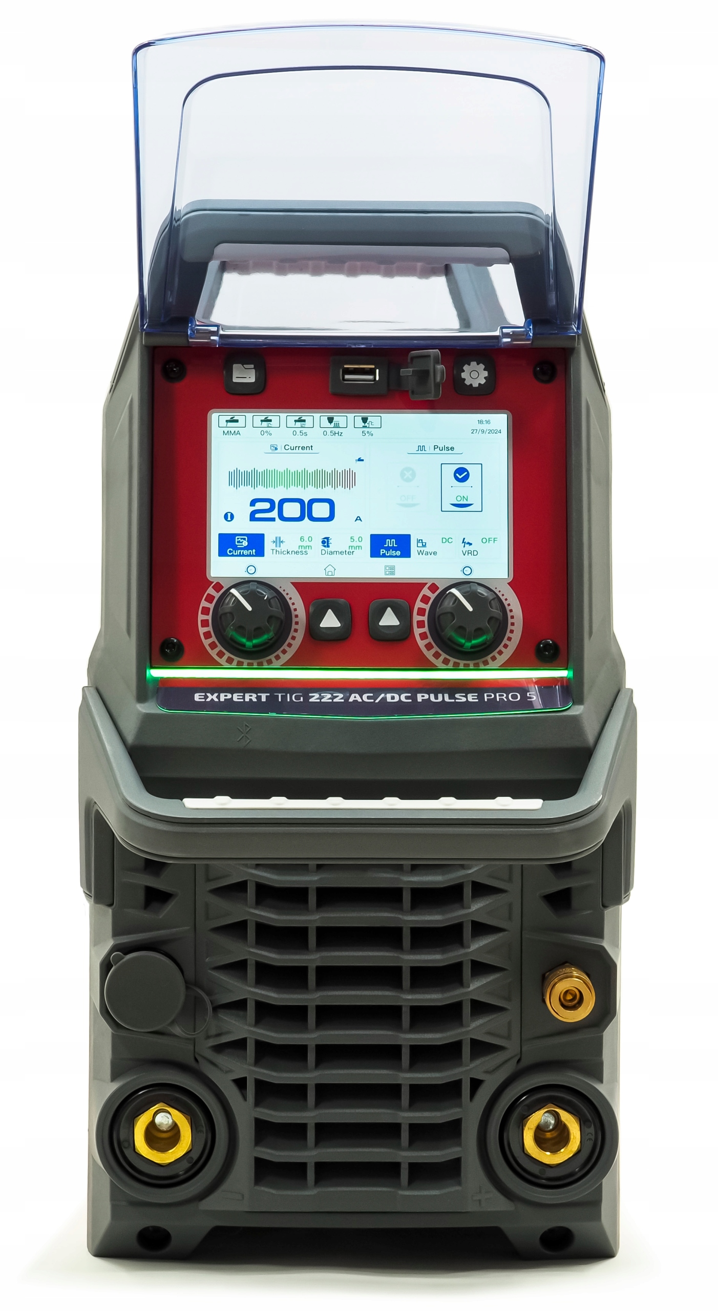 SPAWARKA IDEAL EXPERT TIG 222 AC/DC PFC PULSE Pro5 LCD 230V INWERTER Kod producenta EXTIG222AC