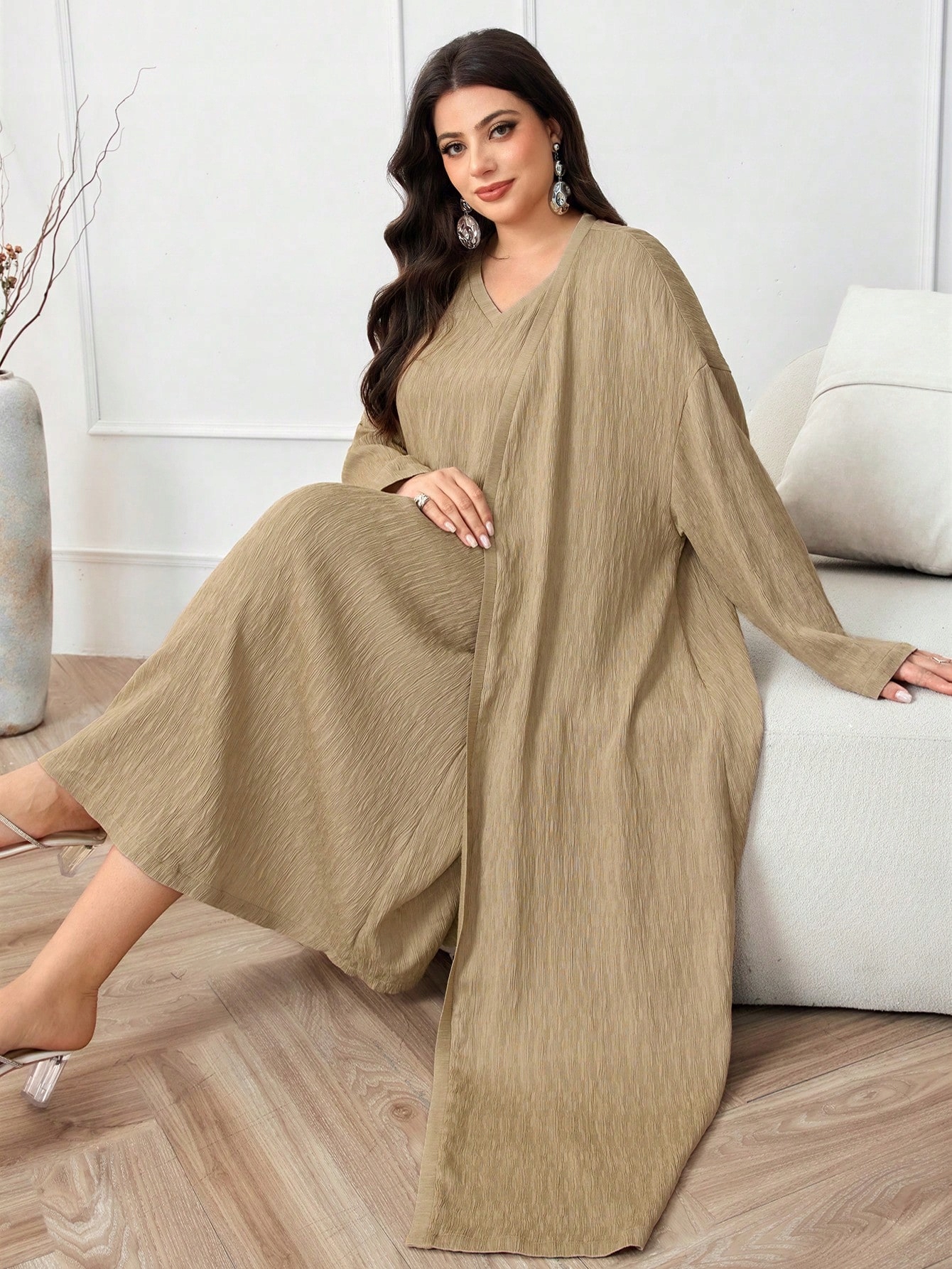 Šaty Elegantní Šaty V Arabském Stylu Shein 4XL 48