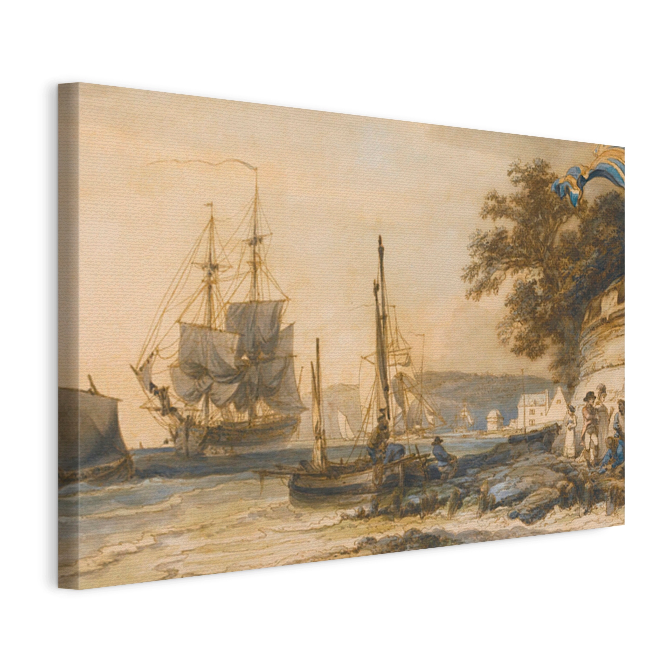 Obraz Na Plátne Philip De Loutherbourg Cowes Zámok, Ostrov Wight 120x80