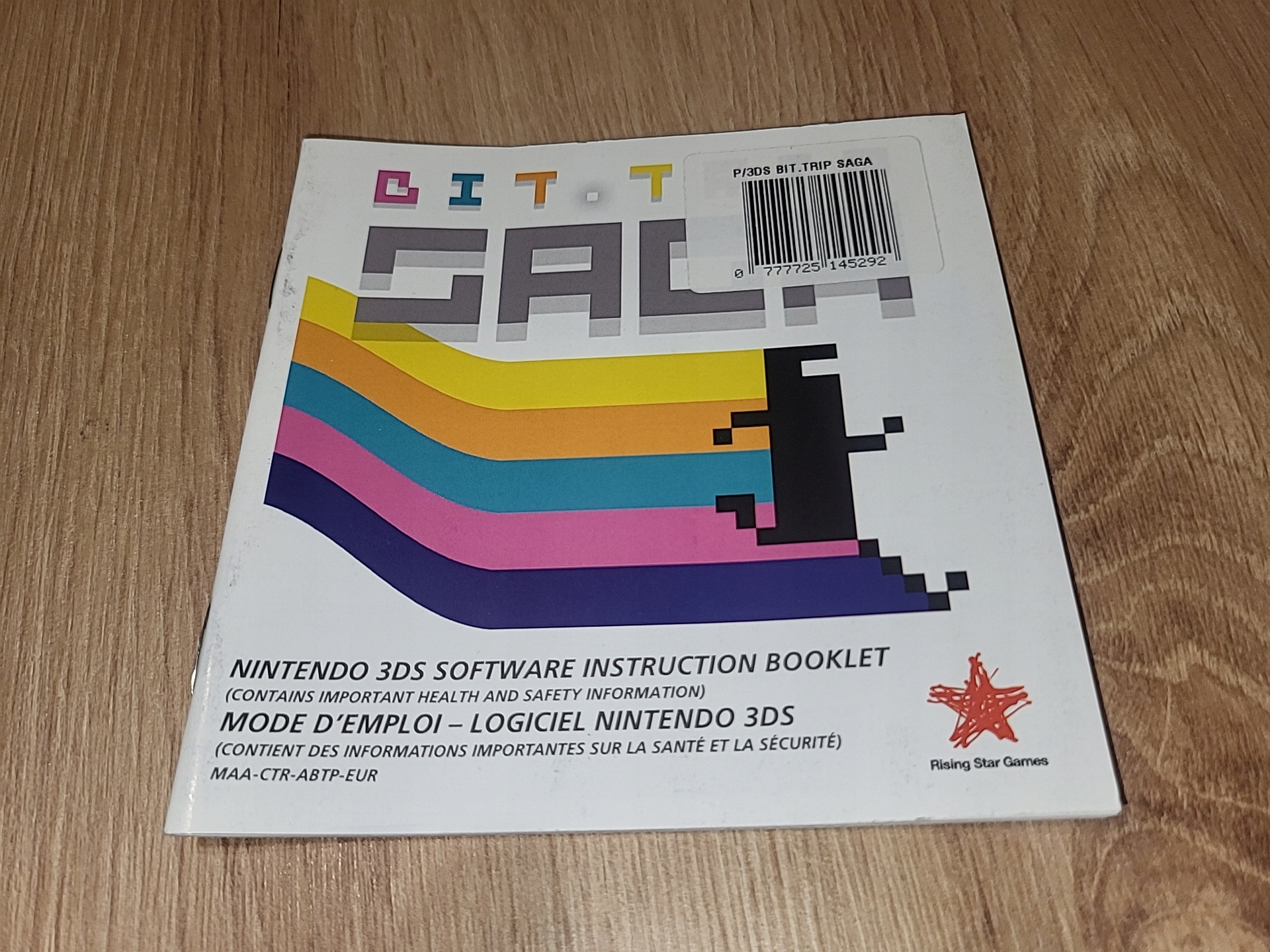 BIT TRIP SAGA - NINTENDO 3DS bez gry TYLKO INSTRUKCJA!