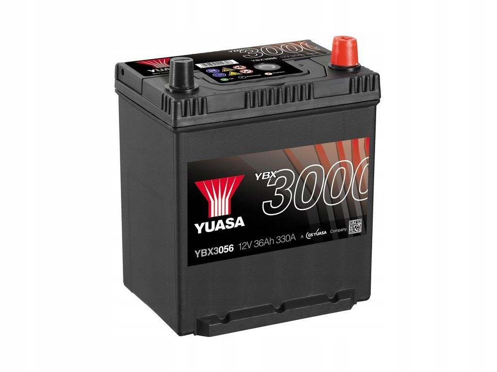 YUASA YBX3056 36Ah 330A ASIA P+ KIA,HYUNDAI