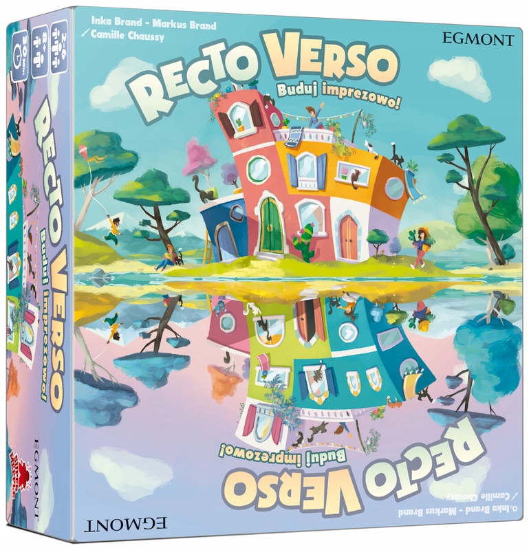Recto Verso Planszówka Towarzyska Gra Planszowa Dla Dzieci Gra Egmont