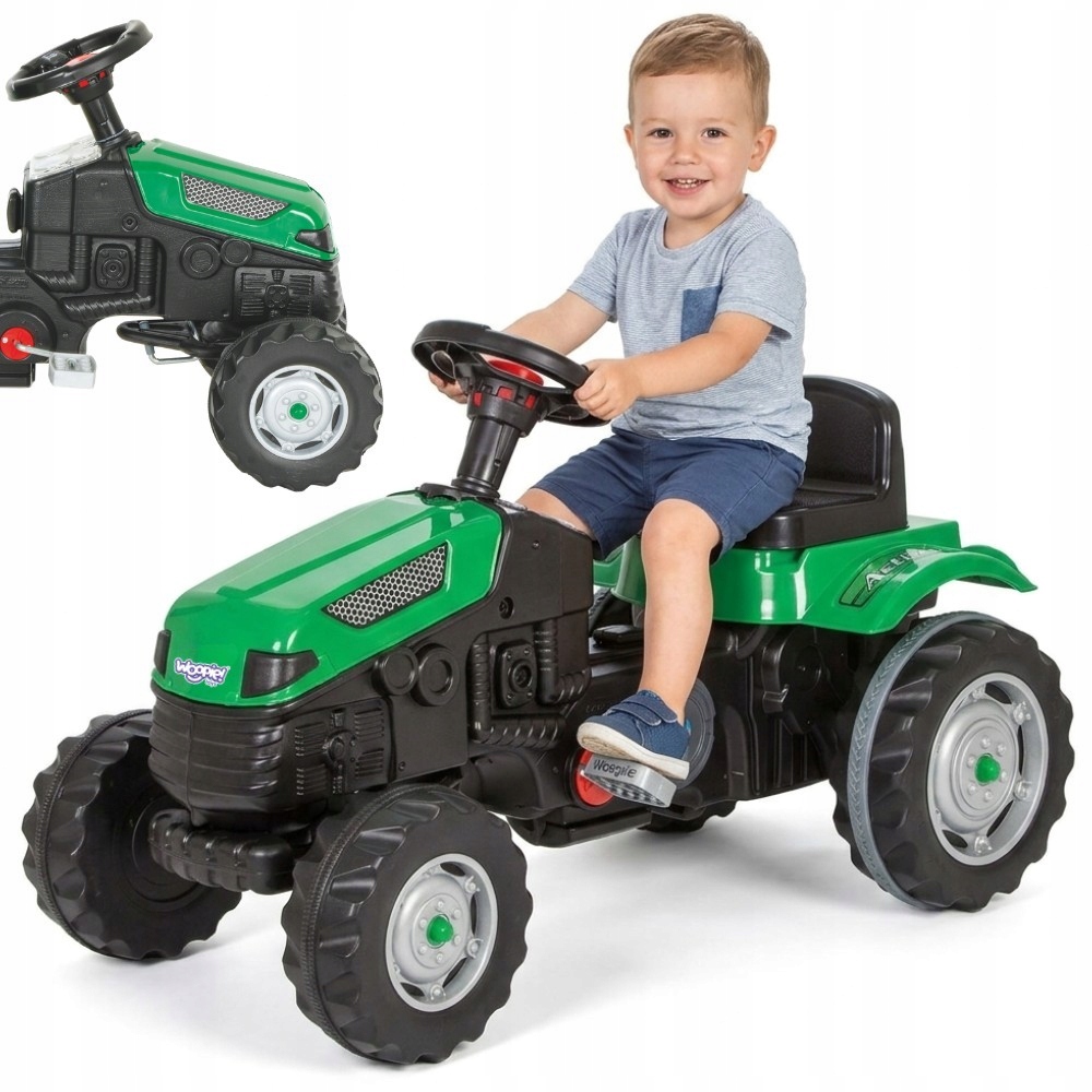 Woopie Traktor na Pedały Farmer GoTrac Ciągnik Ciche Koła