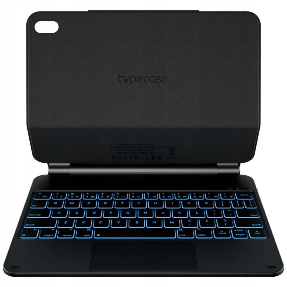 Etui Typecase Edge z klawiaturą do iPad 11" (A16) 2025 iPad 10.9" czarny