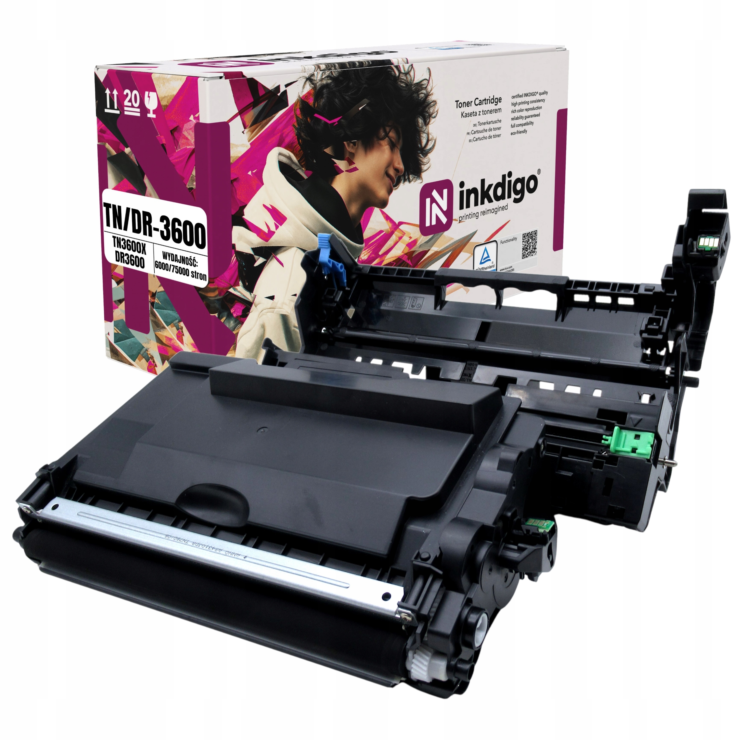 TN3600 DR3600 Toner+náhradní Buben Pro Brother HL-L5210 DCP-L5510 MFC-L5710