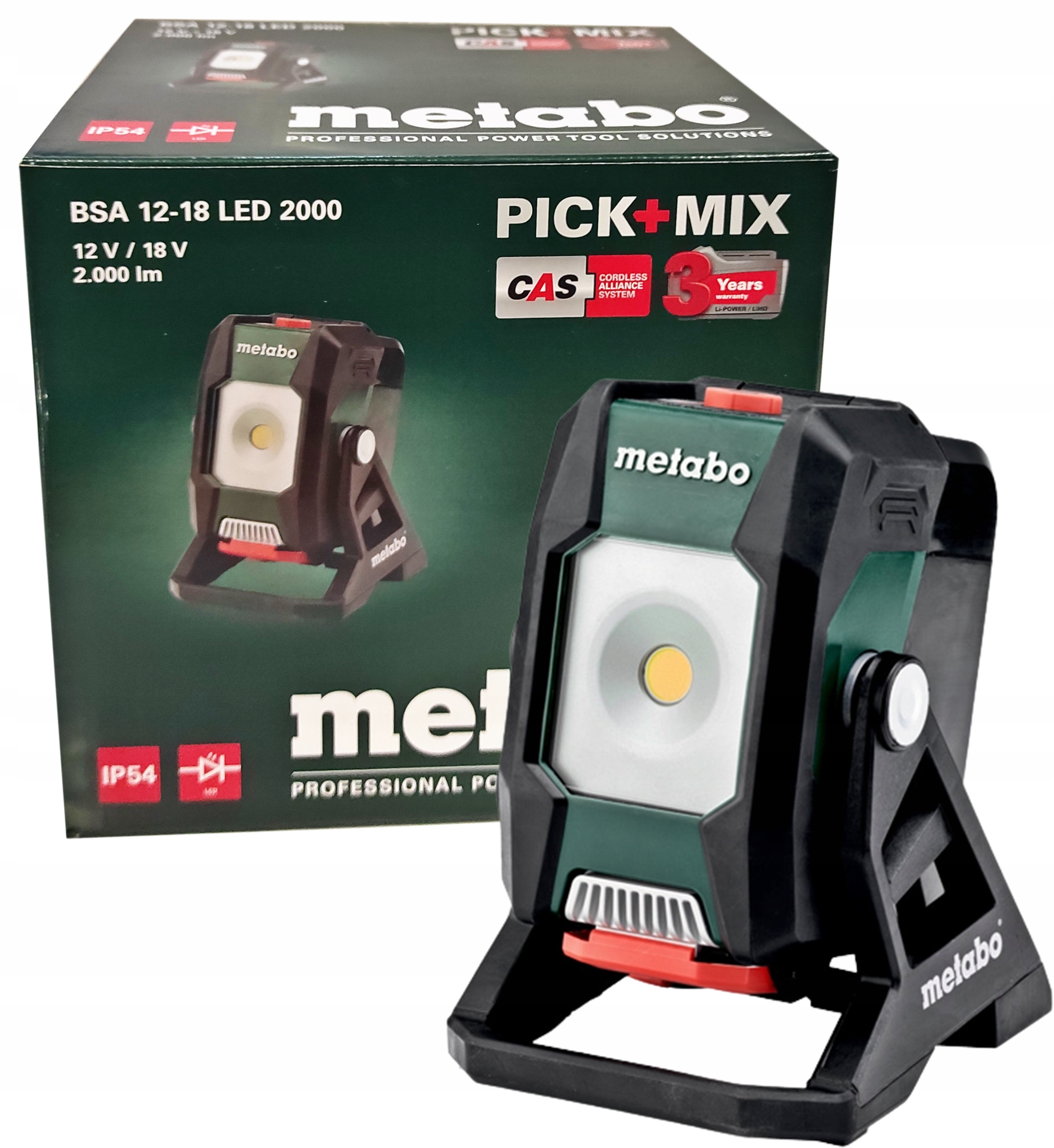 Метабо акум БСА 12-18 Сід 2000 будівельного прожектора