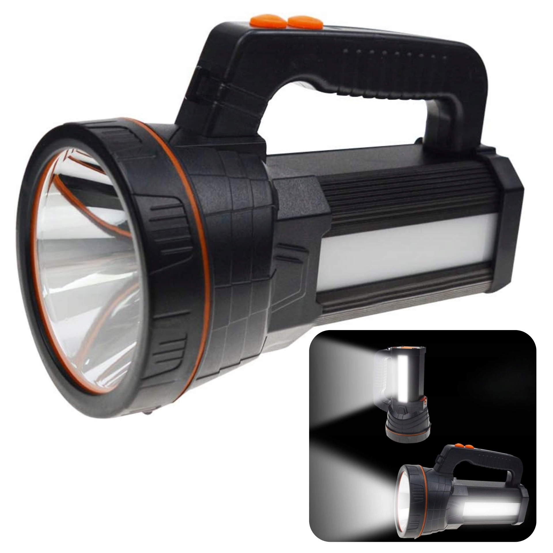 Latarka Led akumulatorowa 7000lm 9000mAh reflektor 800m powerbank USBIPX4
