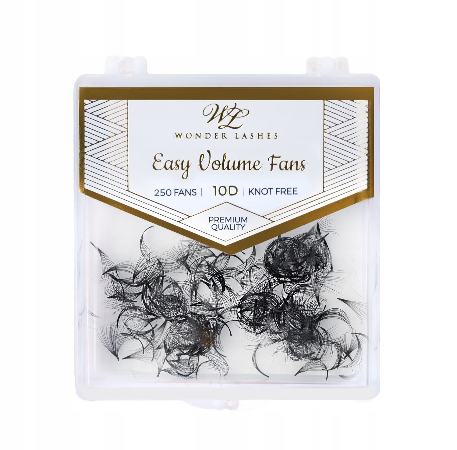 Wonder Lashes hotové vějíře trsů 10D C 14 mm easy volume fans
