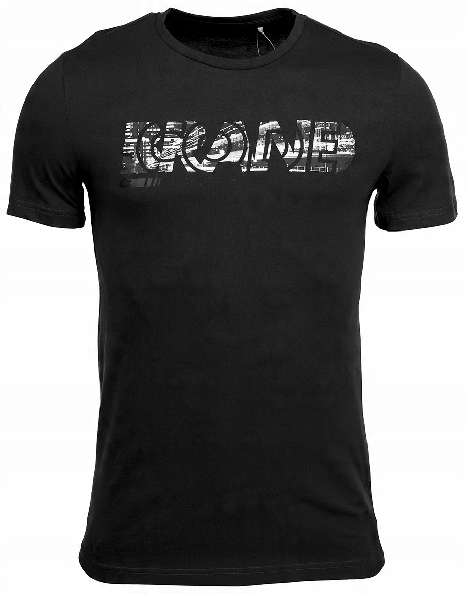 

4F koszulka t-shirt męska bawełna logo roz.M