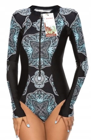 Jednodílné Plavky Beachkini Rukáv S