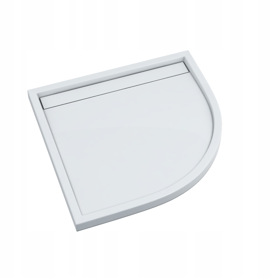 Půlkruhová sprchová vanička Stabilsound Plus Estra 90x90, bílá