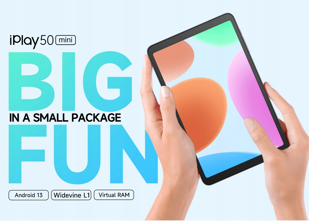 TABLET Alldocube iPlay 50 Mini GPS 4GB+8GB / 64GB 4G LTE ANDROID 13 PL Model tabletu inny