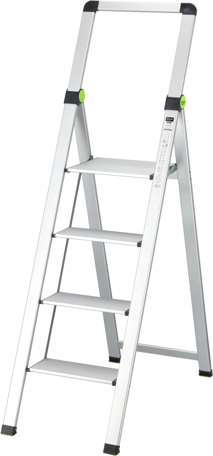 Stalco Skladací rebrík Slim 4-stupňový s držiakom Stalco Perfect S020140513