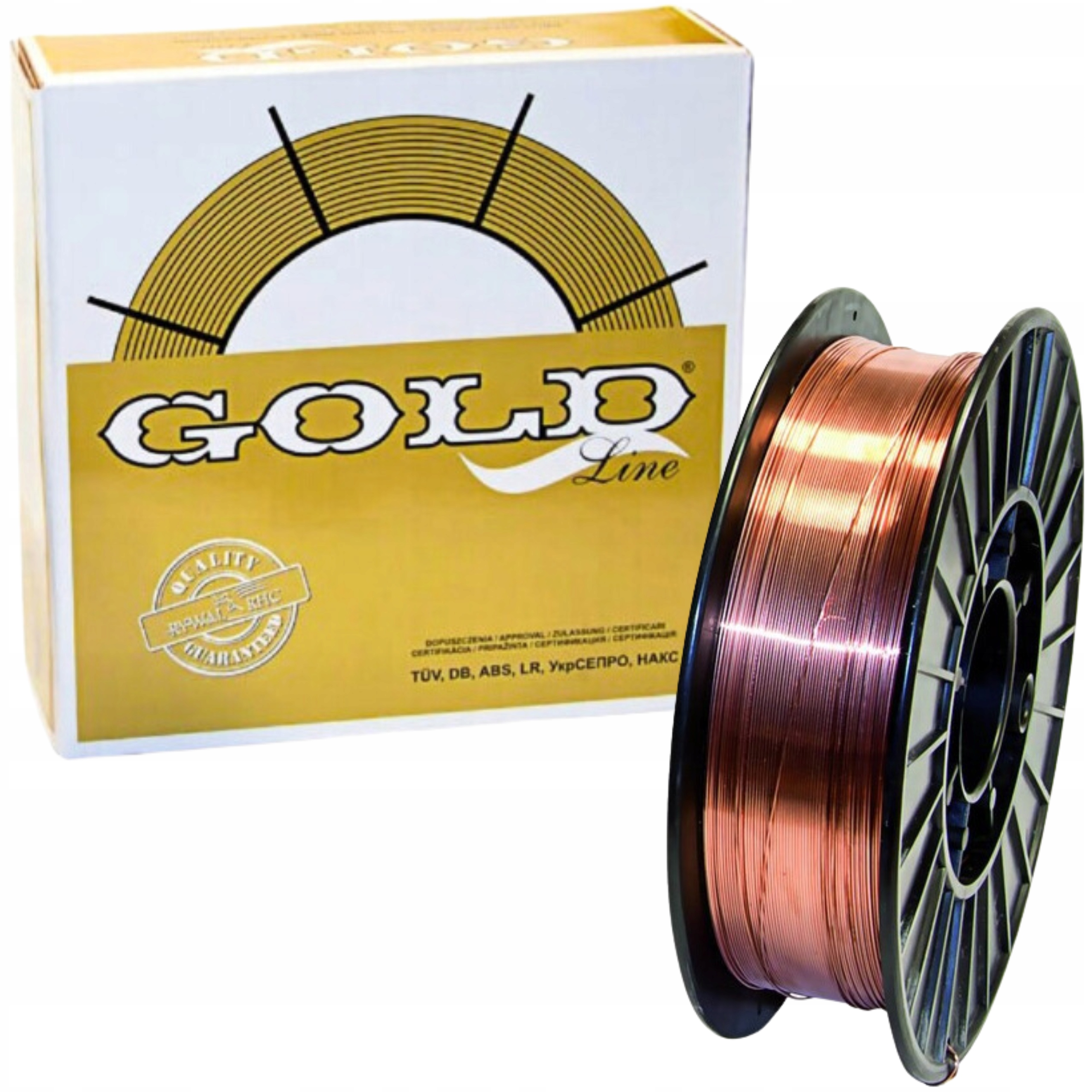 Drut elektrodowy Gold G3Si1 (SG2) szpula plastikowa 5 kg