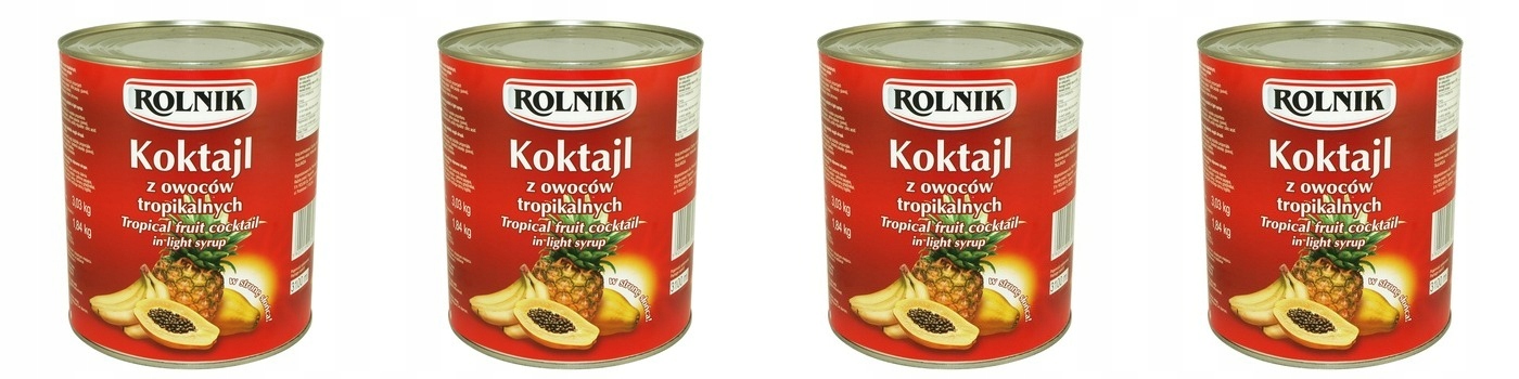 Levně 4 x 3030 g Rolnik Koktejl z tropického ovoce