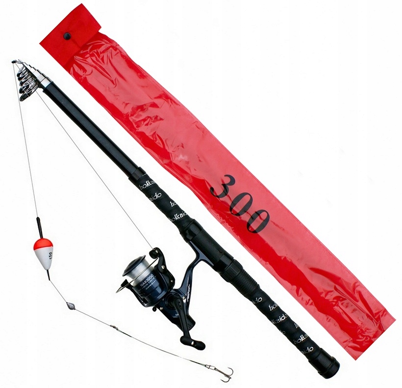 Gotowy Zestaw Spławik Na Żywca żywcówka na szczupaka Teleskop