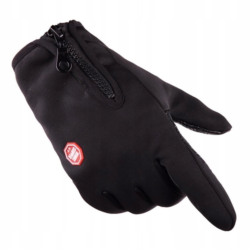 

Rękawiczki sportowe wodoodporne dotykowe czarne M