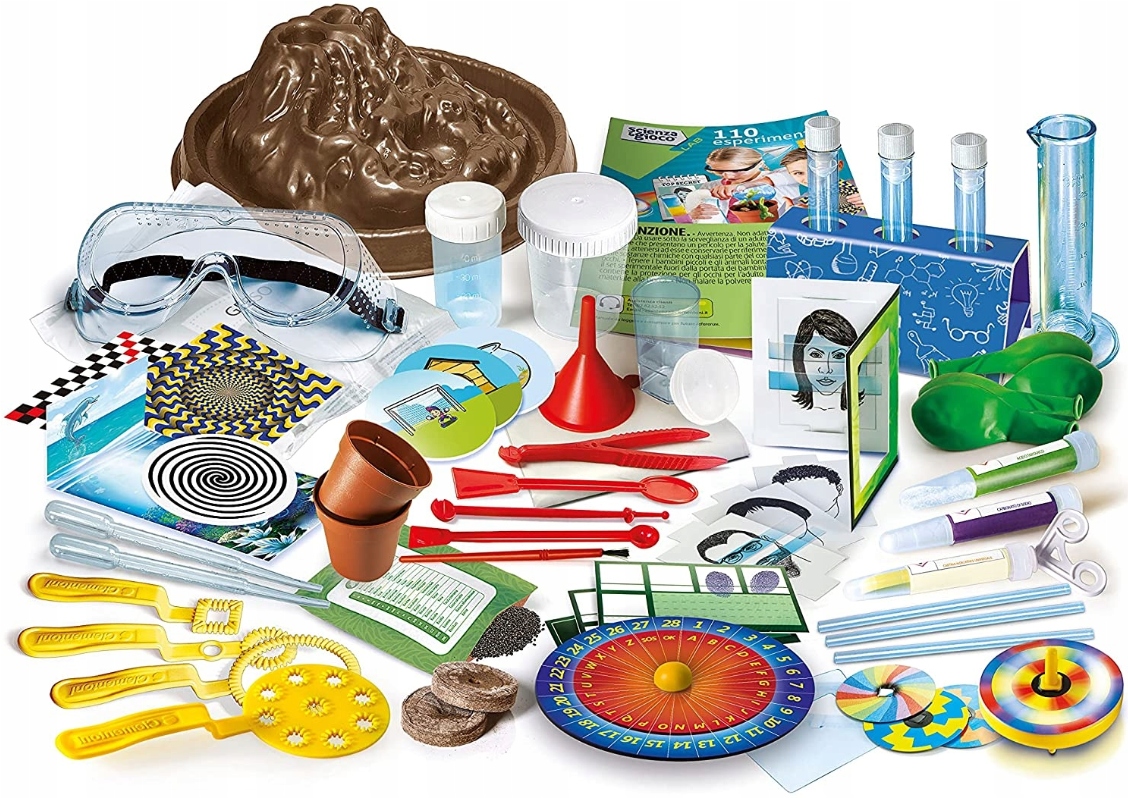 NAUKOWA ZABAWA 110 EKSPERYMENTÓW DOŚWIADCZENIA LAB Wiek dziecka 8 lat +