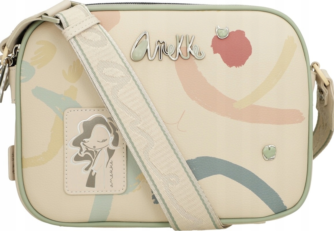 A321 Anekke torebka listonoszka Alma Original trzykomorowa 25x19x6 cm