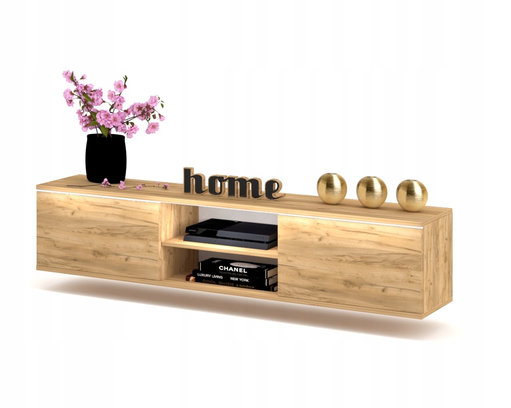 Závěsná komoda Rtv King Craft Led 180