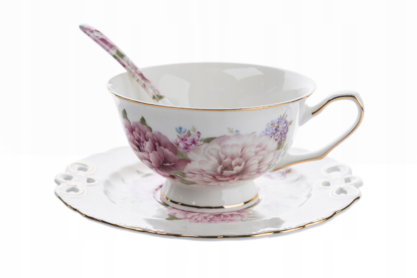 Sada 18 kusov 6 šálok, podšálky na kávu