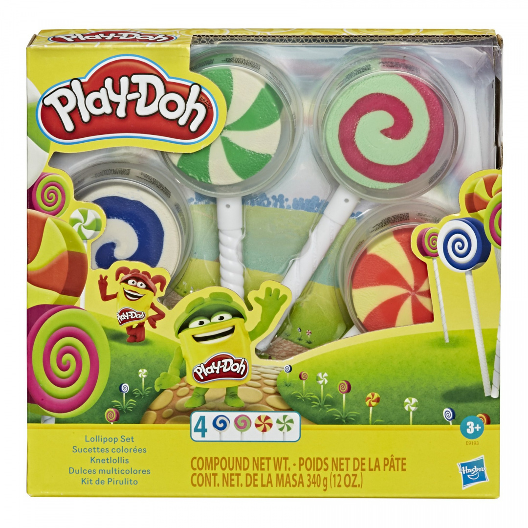 

Playdoh Ciastolina Zestaw Lizaków 4-pak E9193