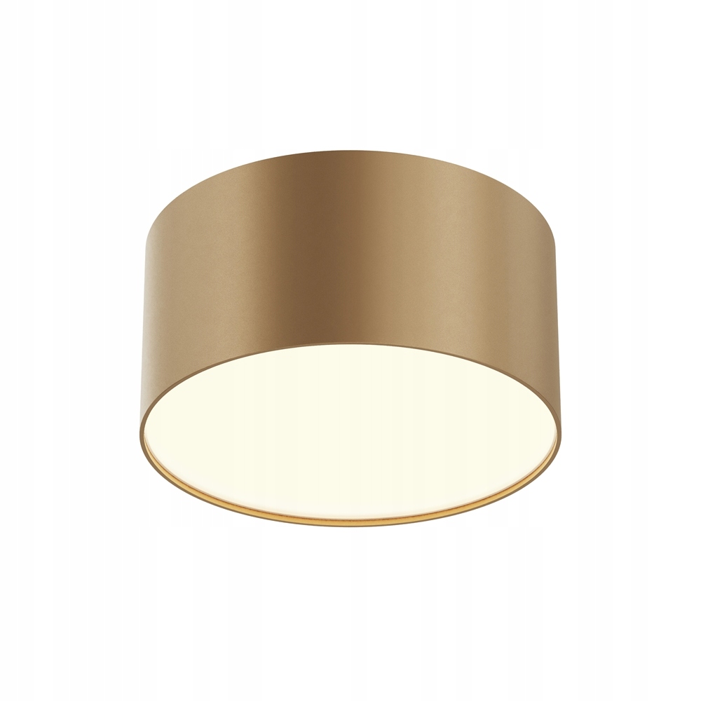 Stropní svítidlo stropní svítidlo kulatý 12 cm matná zlatá Led 3000K do obývacího pokoje Maytoni