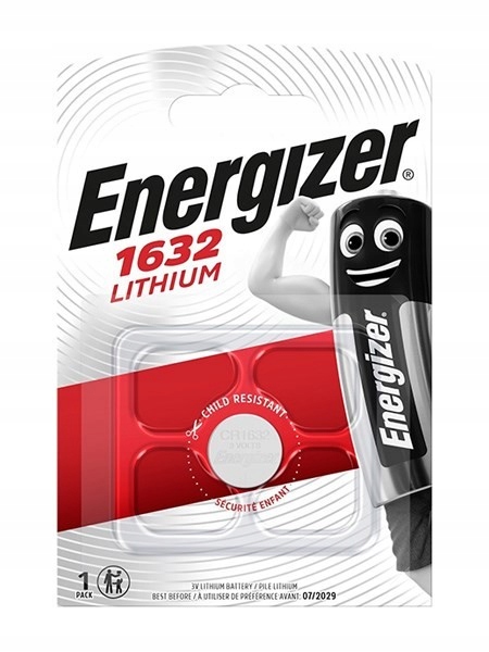 Energizer Bateria Specjalistyczna Lithium CR1632 3V 1 Sztuka