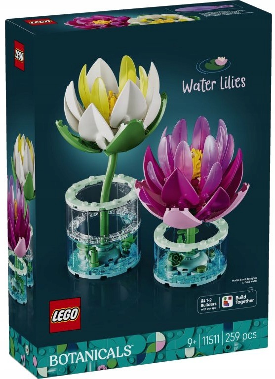 stavebnice Lego 259 dílků Botanicals Vodní lilie 11511