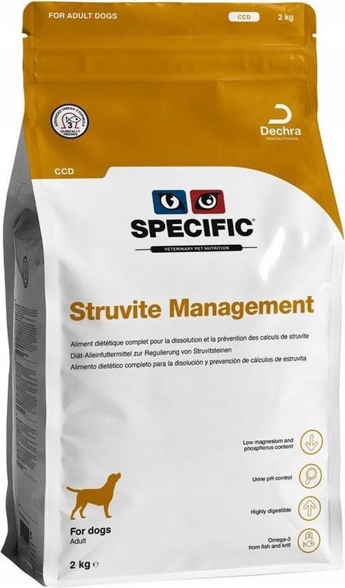 Levně Specific Dog CCD Struvite Management krmivo proti struvitům pro psy 2 kg