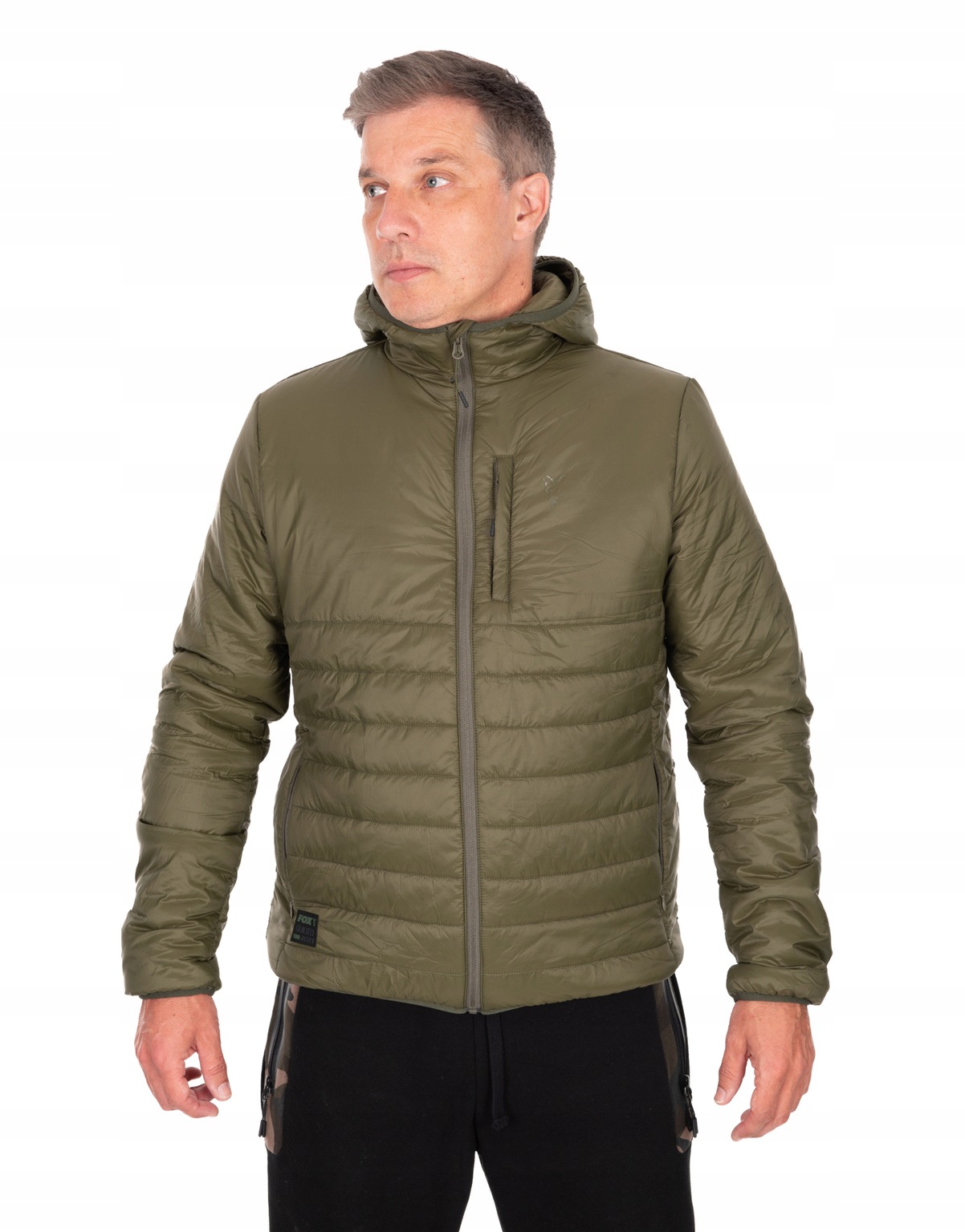 Prošívaná Bunda Fox Quilted 100 Olivová