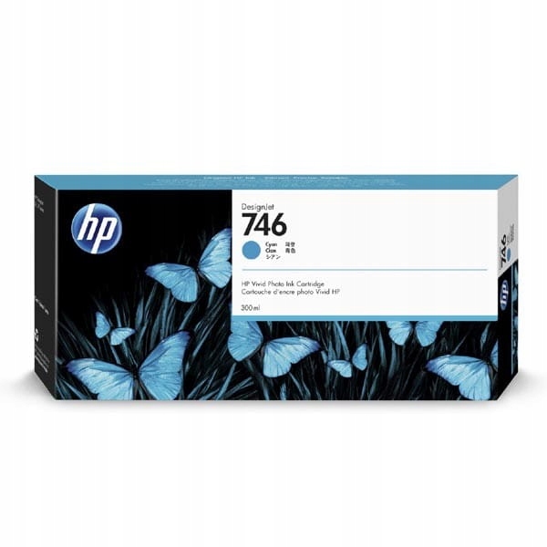 Atrament Hp P2V80A modrý (cyan)