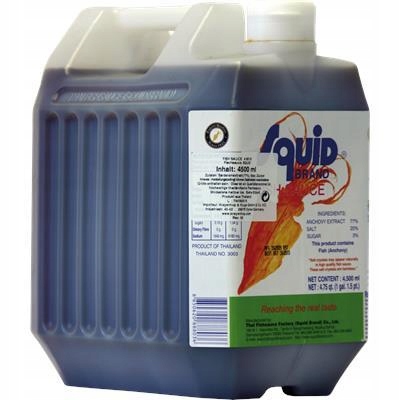 Levně Omáčka (77% extraktu) Originální Thajská Asijská 4500ml Squid Brand