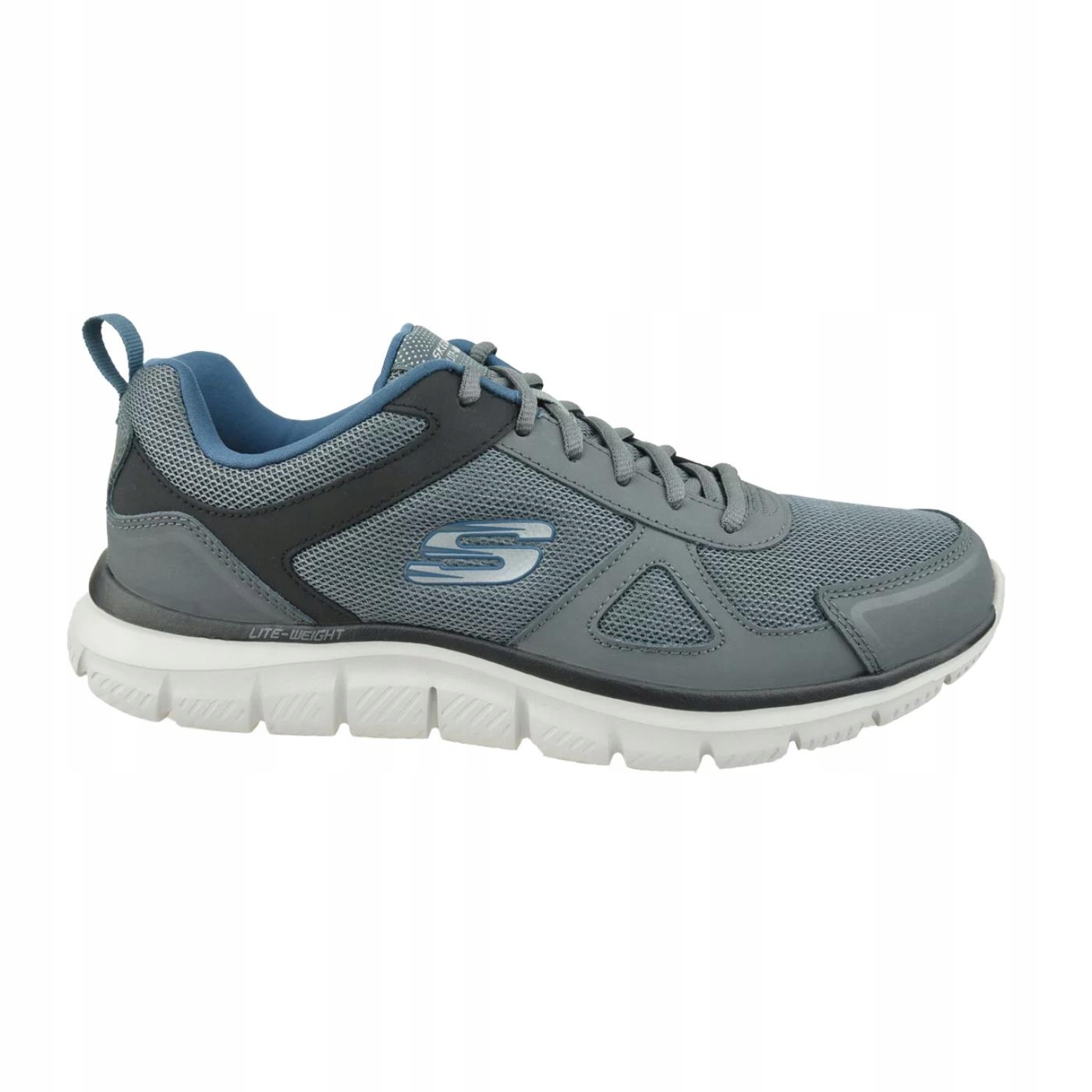 Boty Skechers Pánské Track- Scloric 52631-GYNV Šedé 44