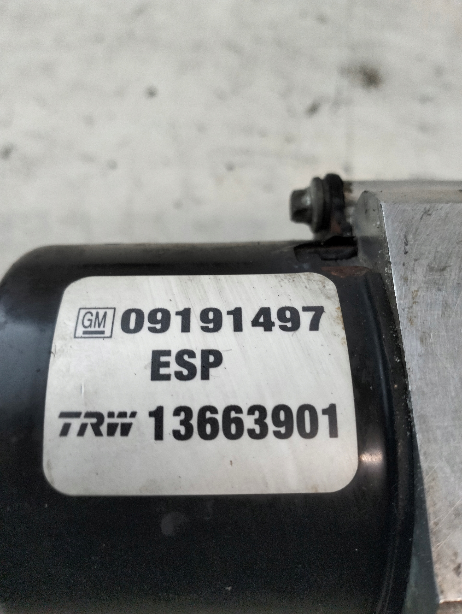 Pompa ABS OPEL VECTRA C 2.0 DTI 09191497 13509201
