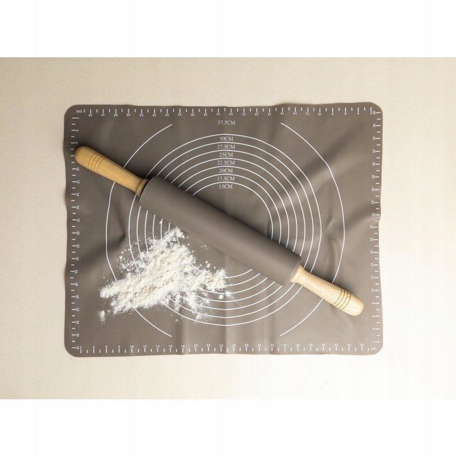 SILIKONOWA MATA + WAŁEK DO CIASTA FLORINA ANIDE