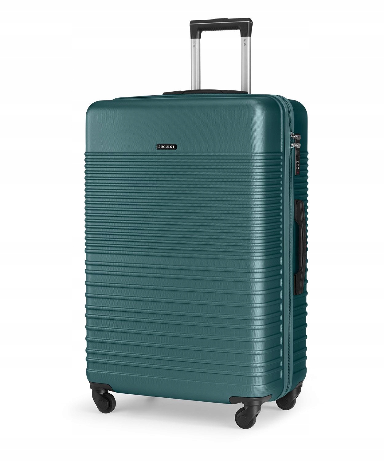 Walizka Duża Podróżna Twarda Puccini Na Kółkach Puccini Zielona ABS028A-5D