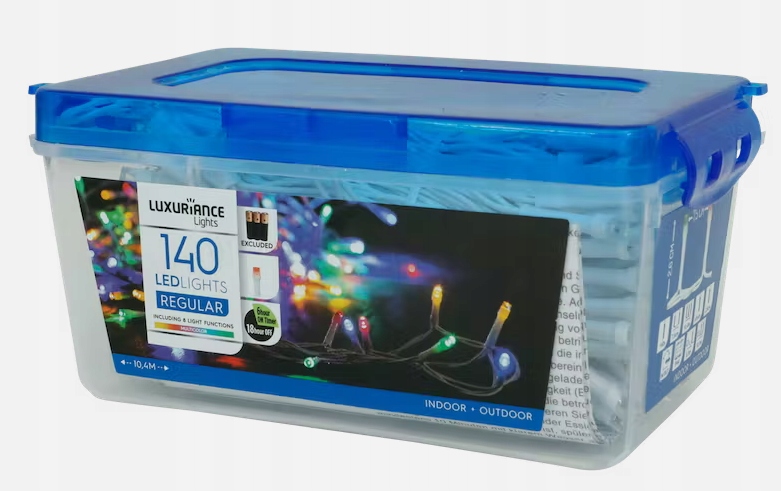 

Lampki Świąteczne Led 140 Choinkowe Baterie 10.9 M