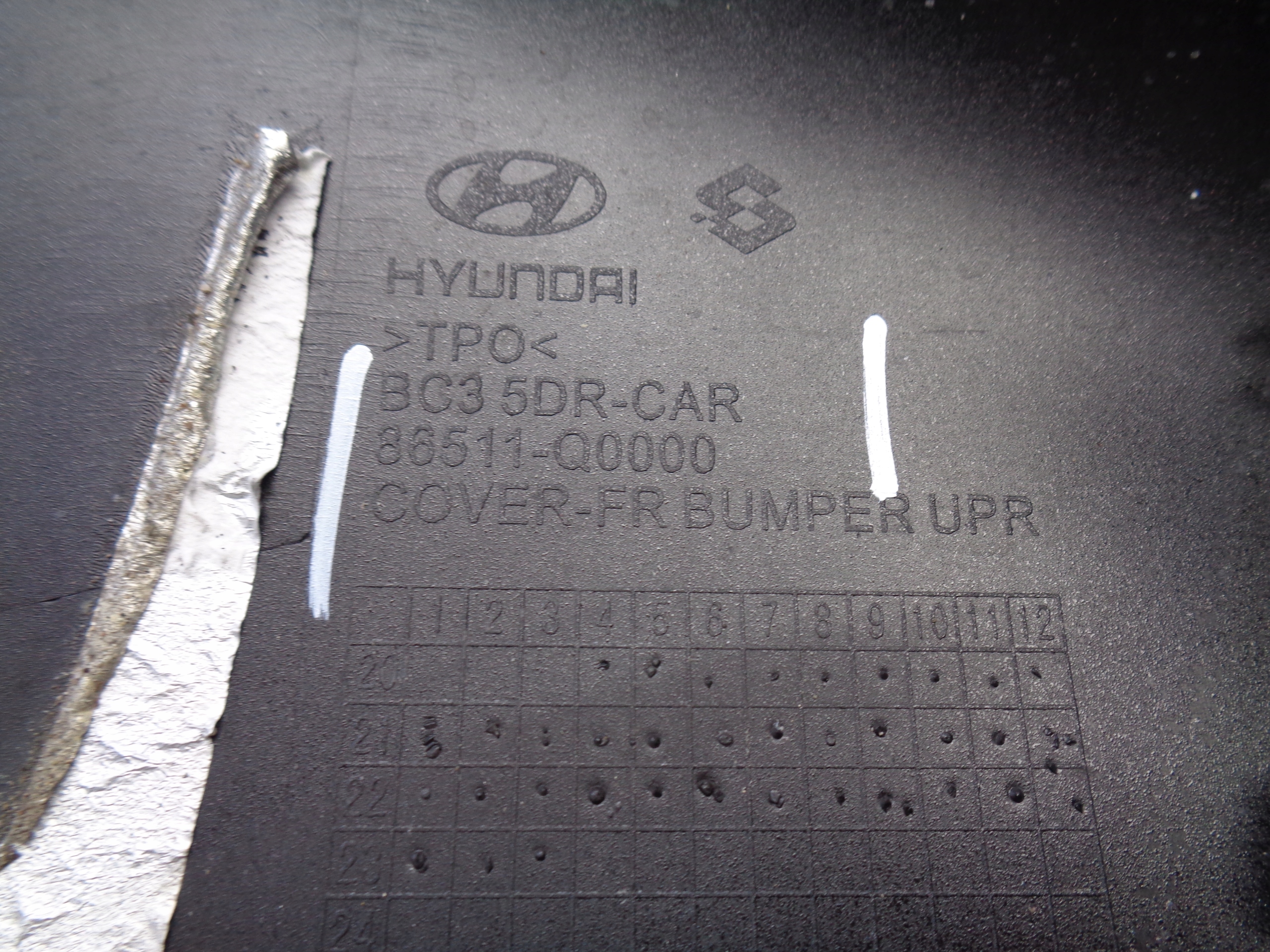 front bumper HYUNDAI I20 III 20- NR 46064