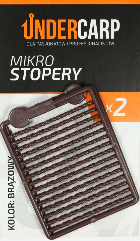 UnderCarp Mikro stopery brązowe 2szt.