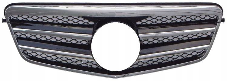 Predný Gril Mercedes W212 09-13 Čierny/chróm