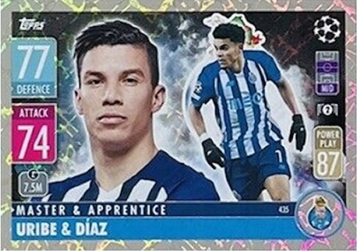 Topps match attax 2021/2022 Uribe Diaz 435