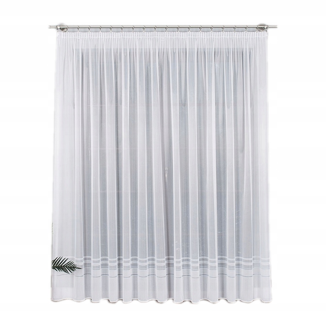 

Firana gotowa Zoja wys 220x350cm żakard ołowianka